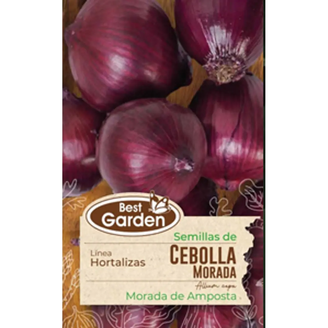 SEMILLA CEBOLLA MORADA 2 GRS/ BEST GARDEN  2