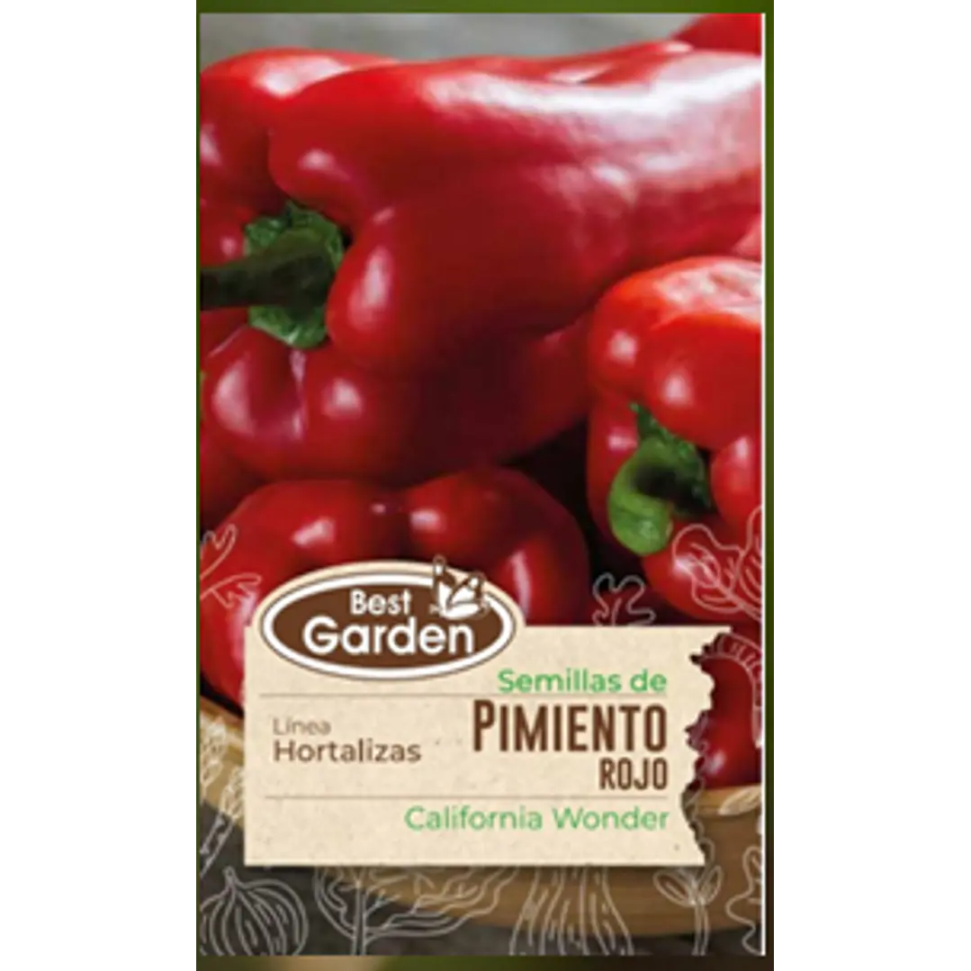 SEMILLA DE PIMIENTO ROJO 1 GR / BEST GARDEN  2