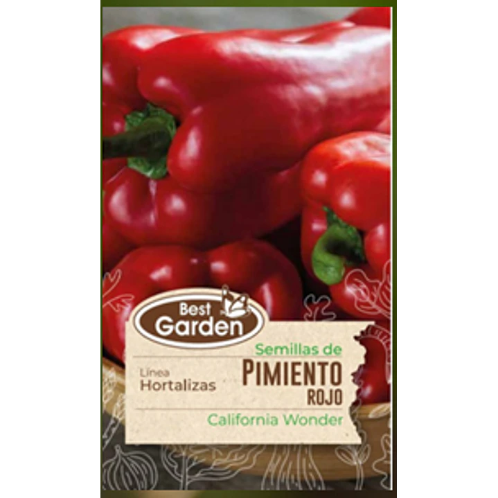 SEMILLA DE PIMIENTO ROJO 1 GR / BEST GARDEN  2