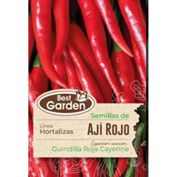 SEMILLA AJÍ ROJO 1 GR  / BEST GARDEN  2