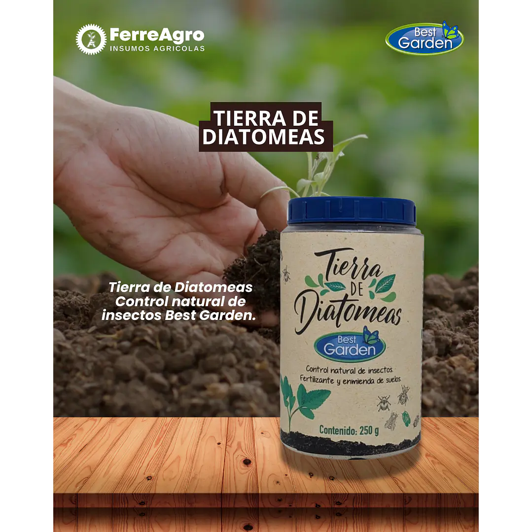 TIERRA DE DIATOMEAS 250 gr / BEST GARDEN  1