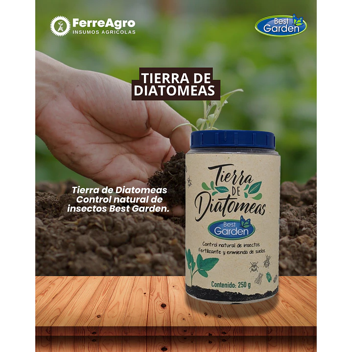 TIERRA DE DIATOMEAS 250 gr / BEST GARDEN  1