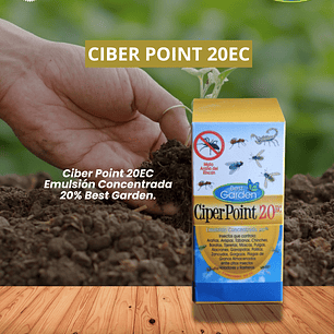 INSECTICIDA CIPERPOINT 20 Ec 50 cc / BEST GARDEN