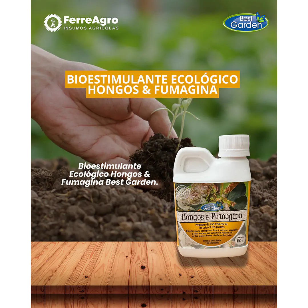 CONTROL NATURAL HONGOS FUMAGINA 150 cc/ BEST GARDEN 1