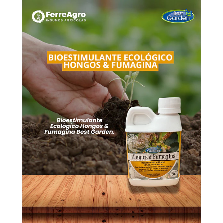 CONTROL NATURAL HONGOS FUMAGINA 150 cc/ BEST GARDEN 1