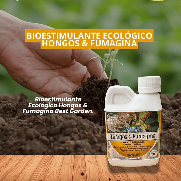 CONTROL NATURAL HONGOS FUMAGINA 150 CC/ BEST GARDEN 1