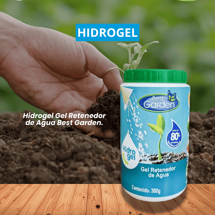 HIDROGEL  RETENEDOR DE AGUA 300 GRS/ BEST GARDEN  1