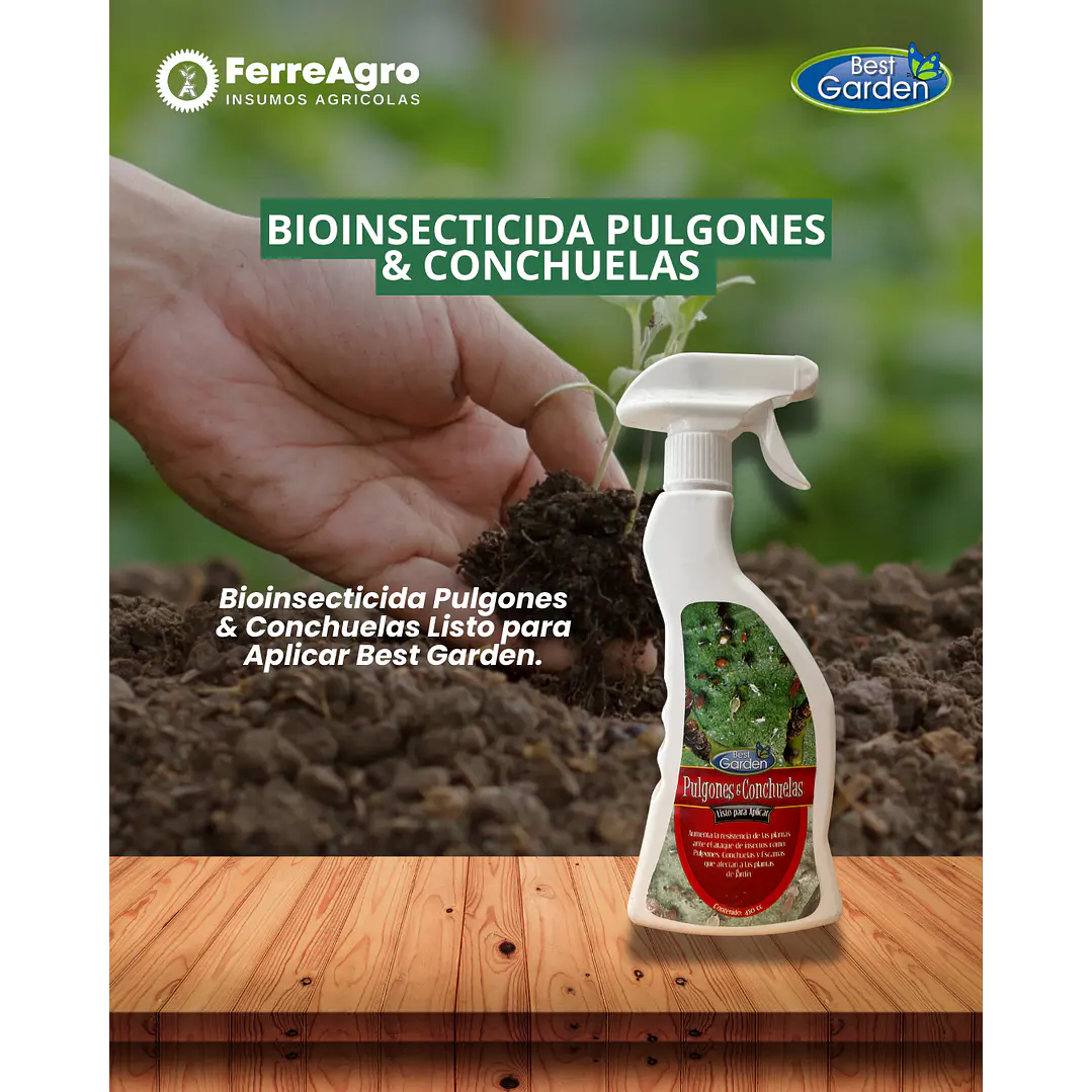 CONTROL NATURAL PULGON - CONCHUELAS 450 cc LP/A  / BEST GARDEN 1