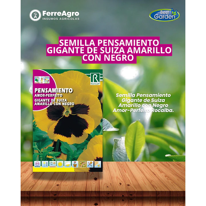 ROCALBA SEMILLA PENSAMIENTO AMARILLO 1