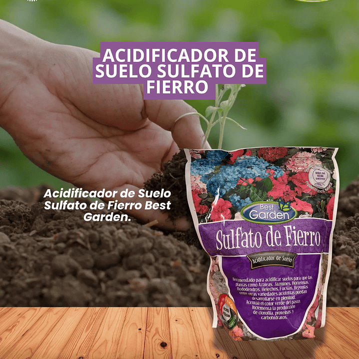 SULFATO DE FIERRO 1 KG /BEST GARDEN  1
