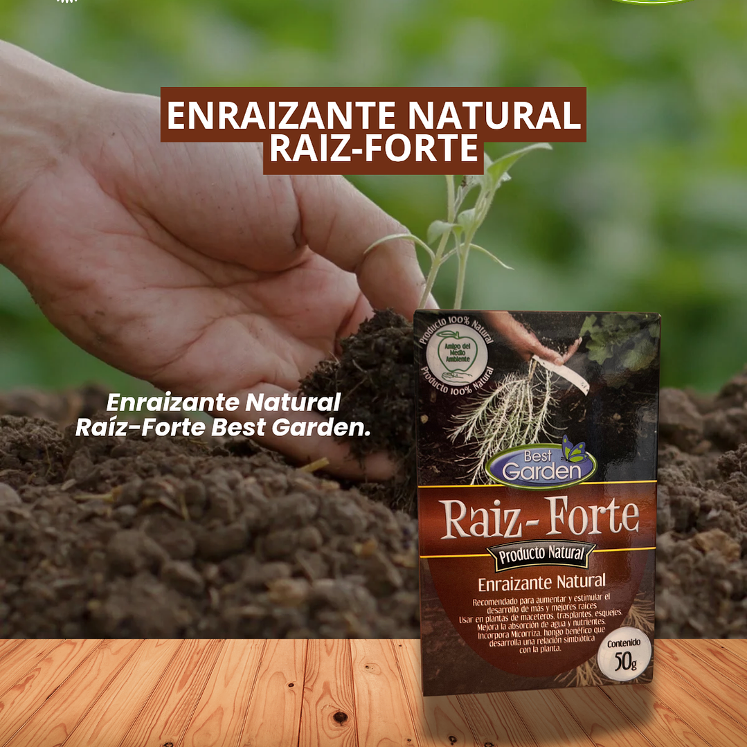 ENRAIZANTE NATURAL RAÍZ FORTE 50 G /BEST GARDEN  1