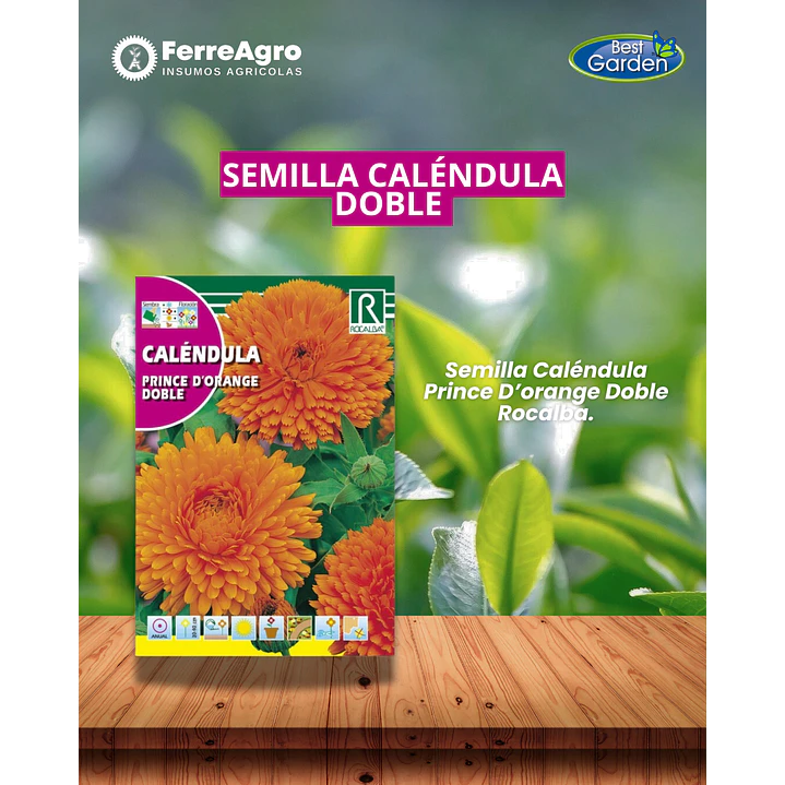 ROCALBA SEMILLA CALÉNDULA PRINCE 1