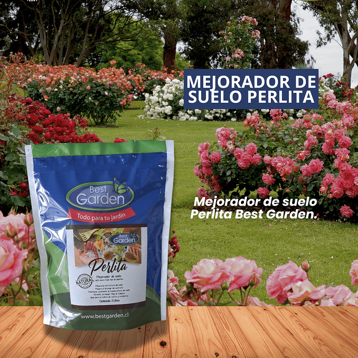 PERLITA 2 LITROS  /BEST GARDEN  1