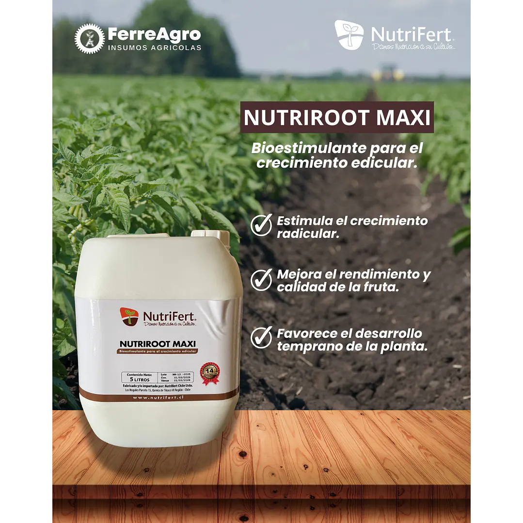 NUTRIFERT NUTRIROOT MAXI 5 LITROS  1