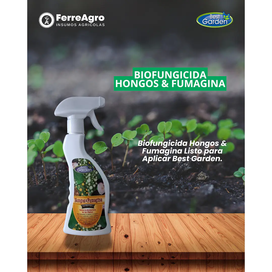CONTROL NATURAL HONGOS FUMAGINA 450 cc / BEST GARDEN 1