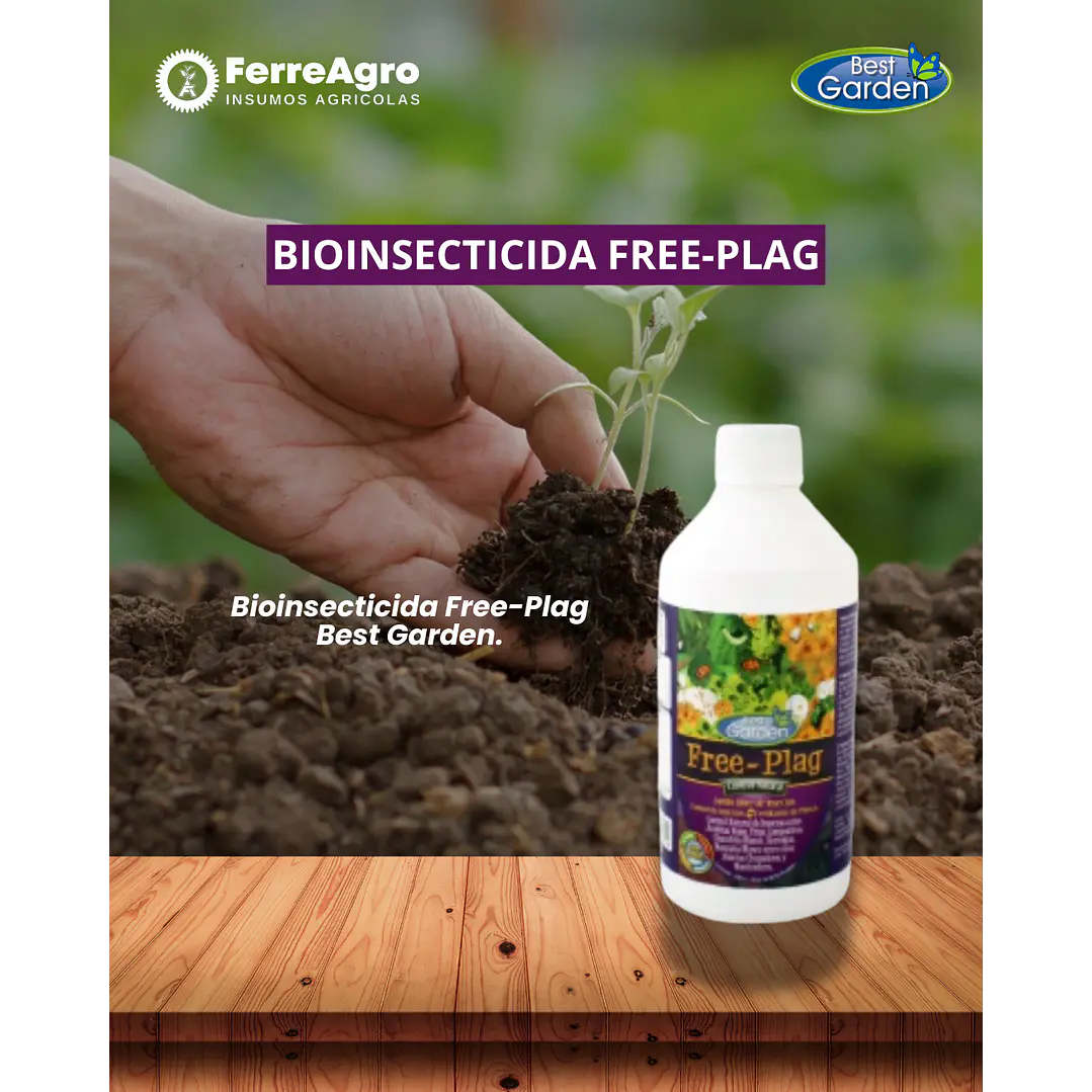 CONTROL NATURAL FREE-PLAG 500 cc / BEST GARDEN 1
