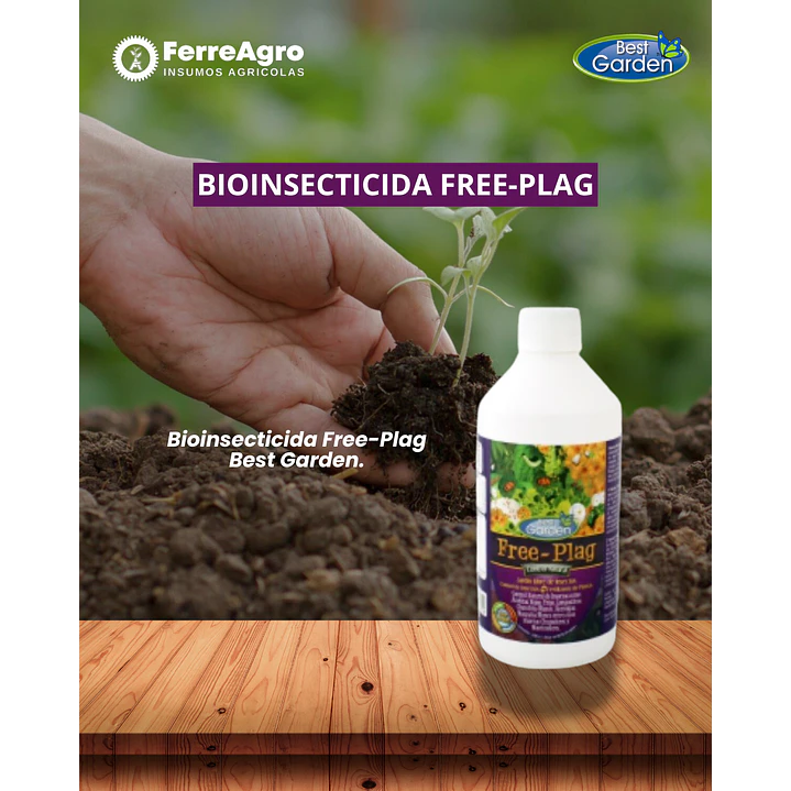 CONTROL NATURAL FREE-PLAG 500 cc / BEST GARDEN 1