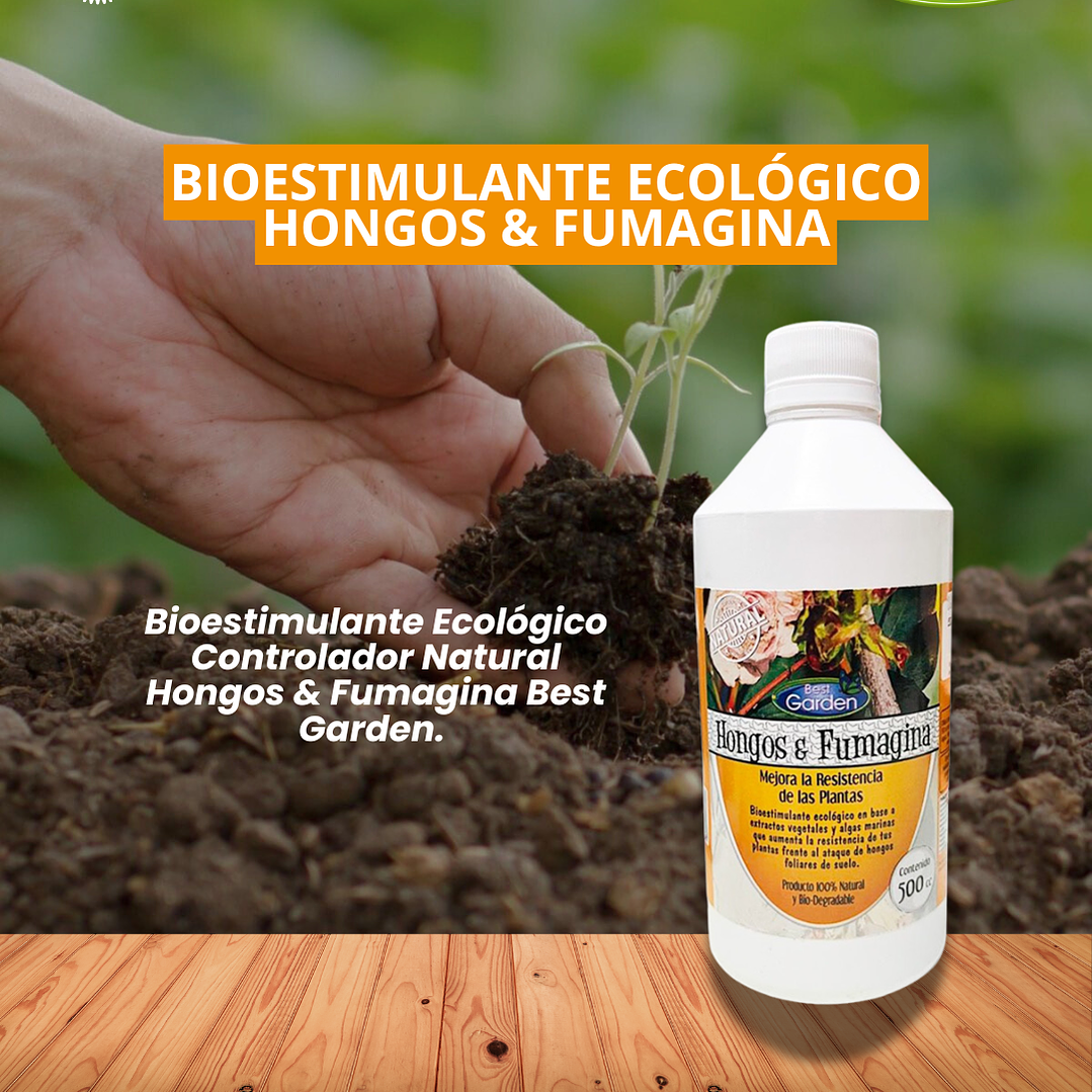 CONTROLADOR NATURAL HONGOSY FUMAGINA 500 CC/ BEST GARDEN  1