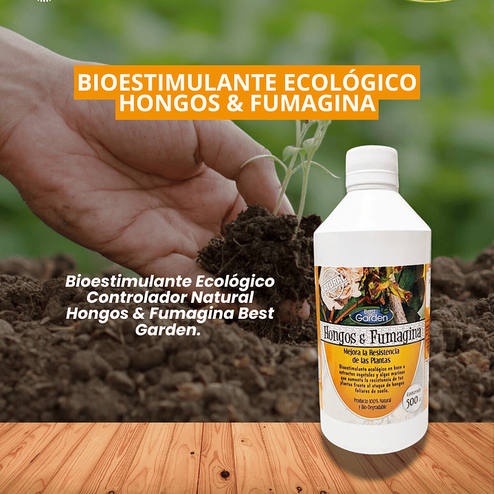 CONTROLADOR NATURAL HONGOSY FUMAGINA 500 CC/ BEST GARDEN  1