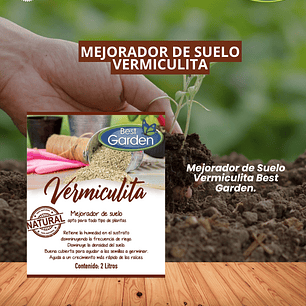 VERMICULITA MEDIANA 2 LITROS/BEST GARDEN 