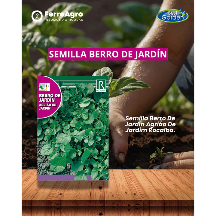 ROCALBA SEMILLA BERRO DE JARDIN 1