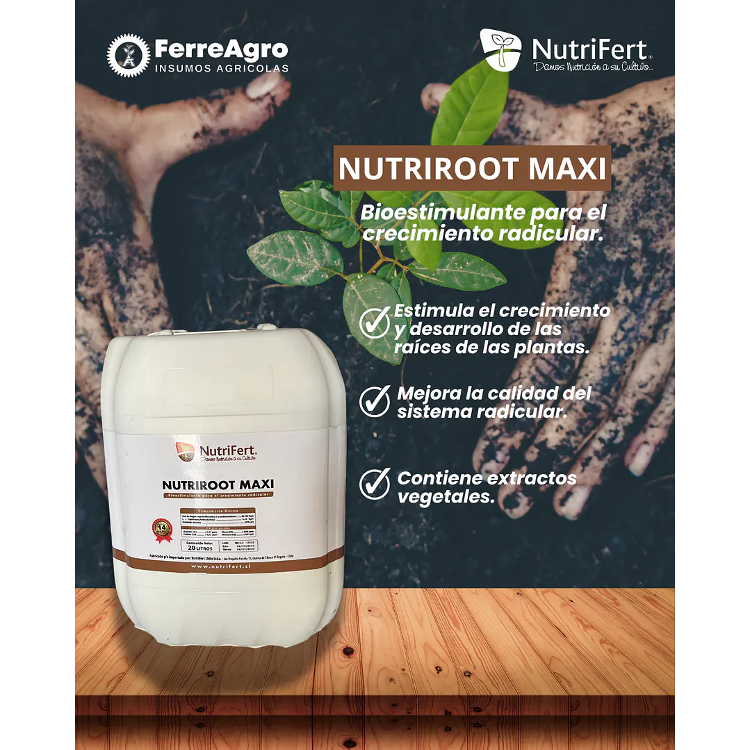 NUTRIFERT NUTRIROOT MAXI 20 LITROS  1