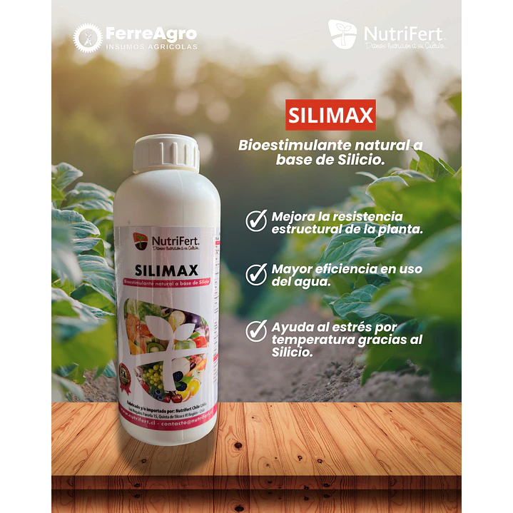 BIOESTIMULANTE SILIMAX SILICIO-POTASIO 1L - NUTRIFERT 1