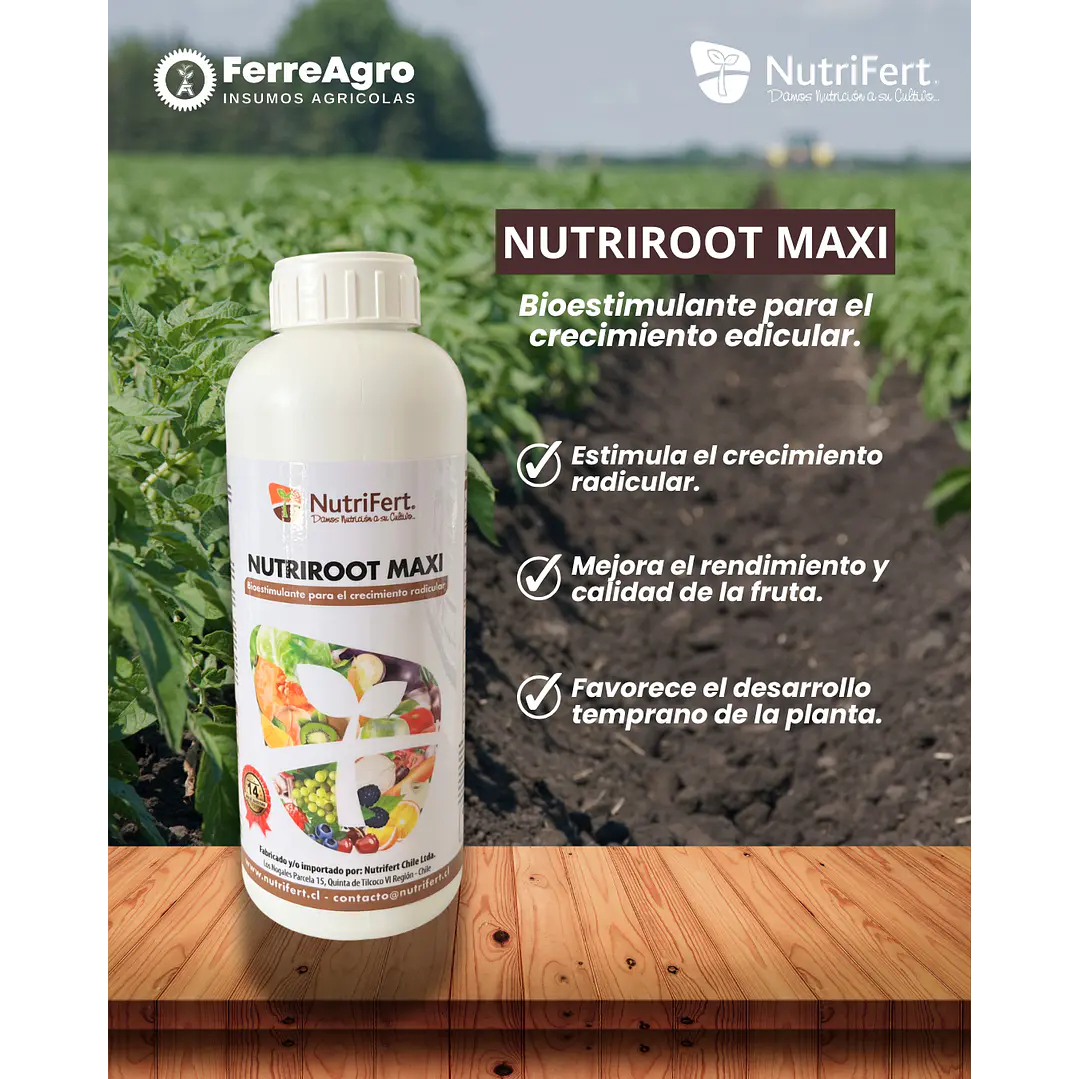 NUTRIFERT NUTRIROOT MAXI 1 LITRO 1