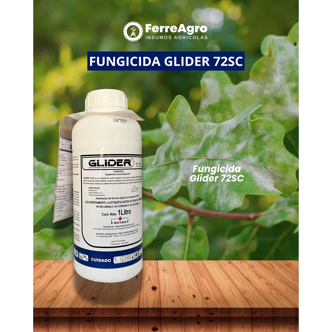 FUNGICIDA GLIDER 72SC 1