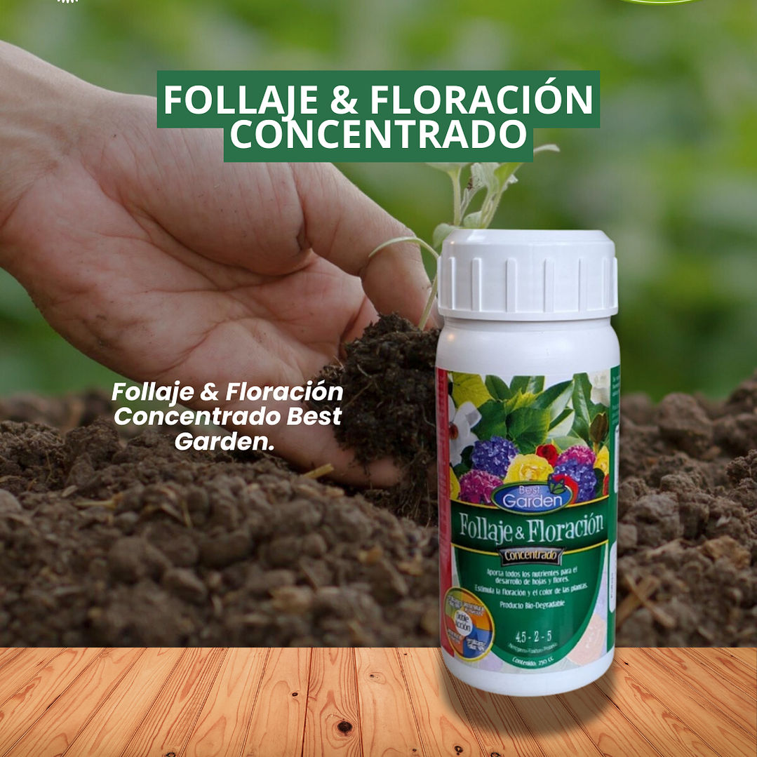BEST GARDEN FOLLAJE & FLORACIÓN CONCENTRADO 250 CC 1