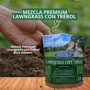BEST GARDEN MEZCLA PREMIUM LAWNGRASS CON TRÉBOL