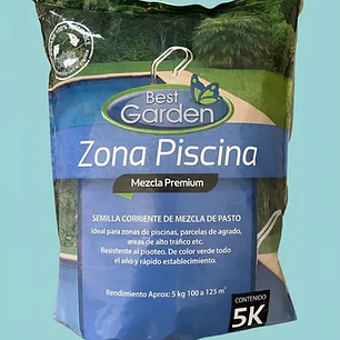 Semilla De Césped  Zona Piscinas 5kgs Best Garden