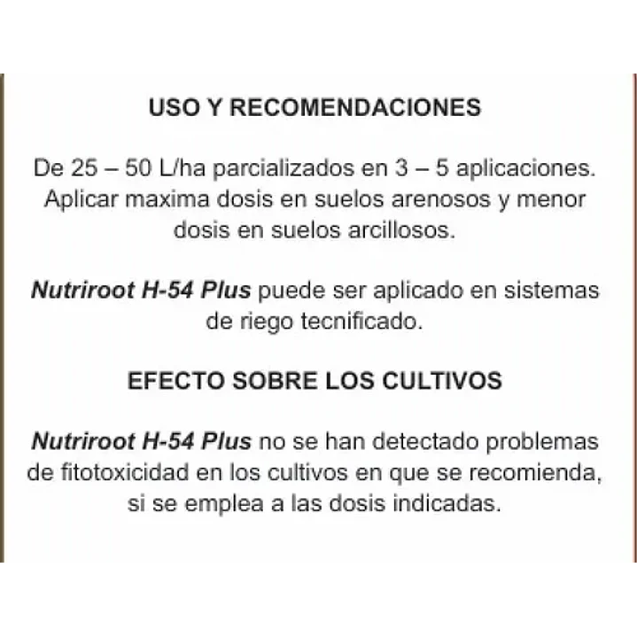 Nutrifert Nutriroot H54 Plus 5L 2