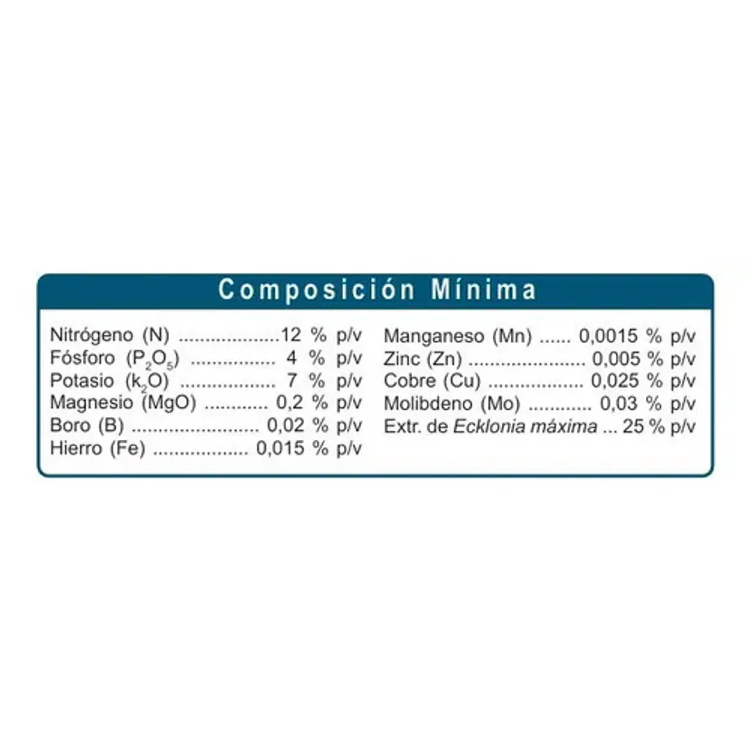 BIOESTIMULANTE MULTINUTRIENTE / COMPUESTOS ORGANICOS NATURALES 5L - NUTRIFERT 2