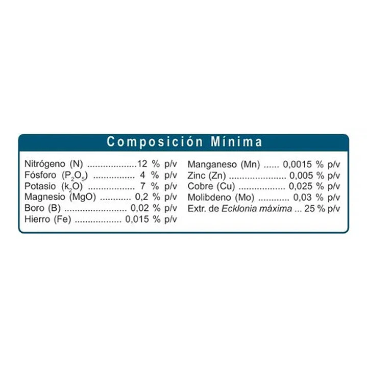 BIOESTIMULANTE MULTINUTRIENTE / COMPUESTOS ORGANICOS NATURALES 5L - NUTRIFERT 2