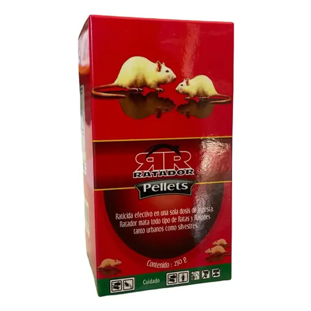 Raticida Ratador Pellet 250gr - Best Garden 1