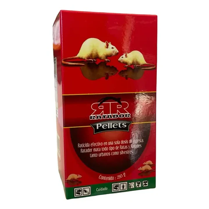 Raticida Ratador Pellet 250gr - Best Garden 1