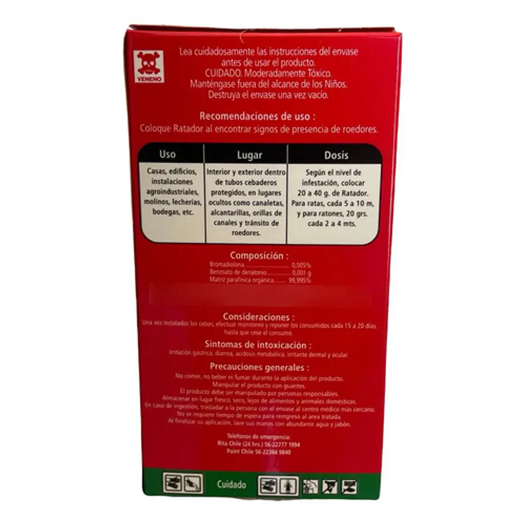 Raticida Ratador Pellet 250gr - Best Garden 2