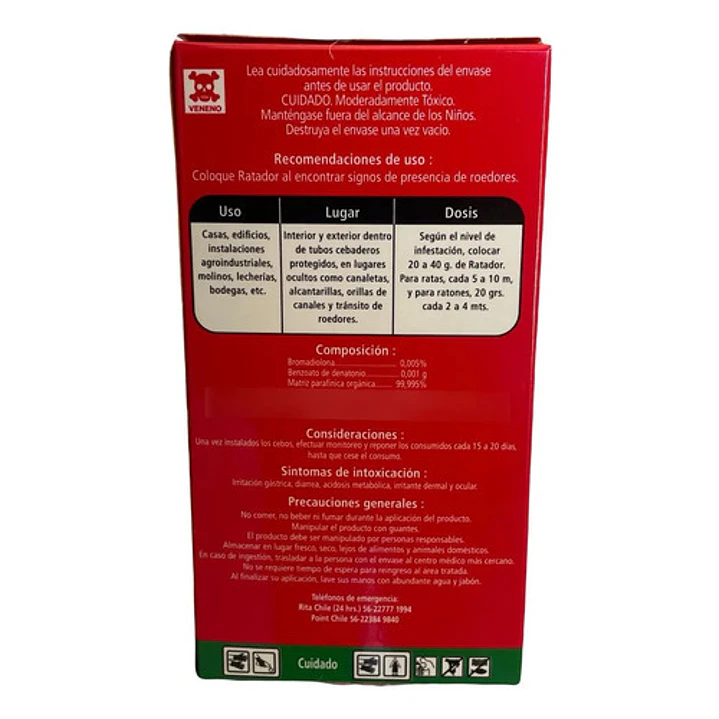 Raticida Ratador Pellet 250gr - Best Garden 2