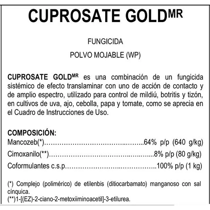 Fungicida Cuprosate Gold 1 Kg 3