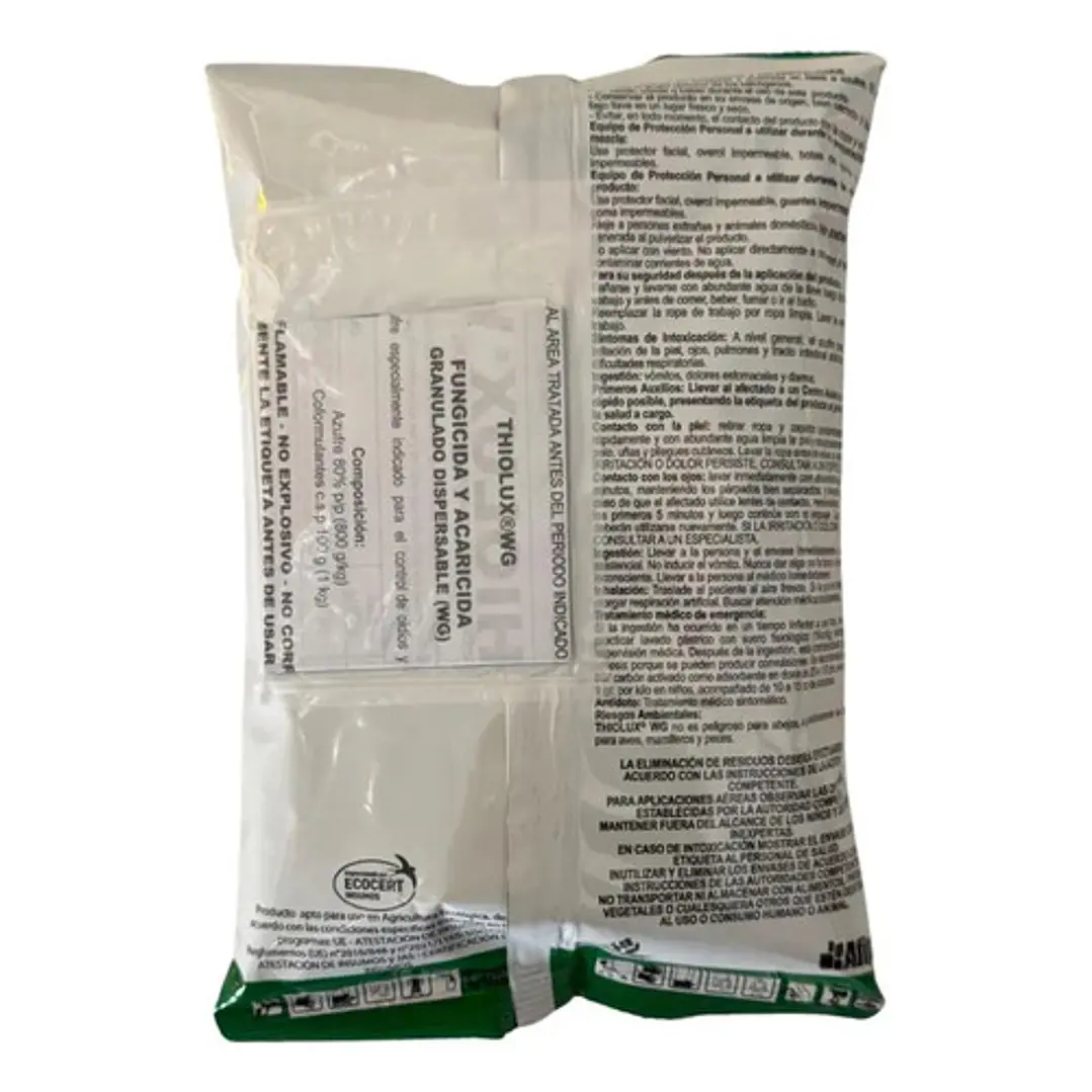 Fungicida Acaricida Thiolux WG 1Kg  2