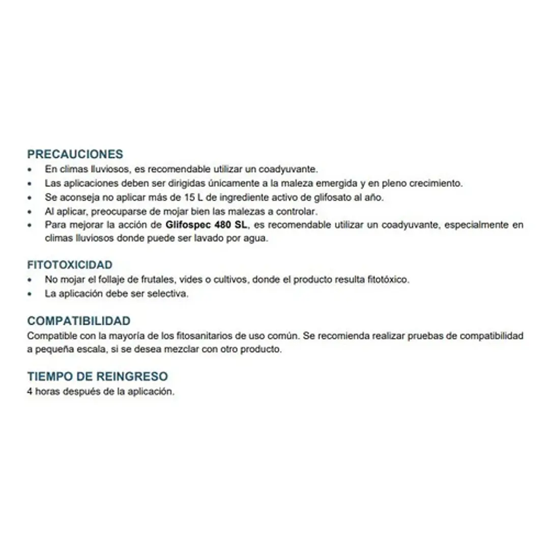 Pack 2 Herbicida Glifosato Glifospec 480 1L 3