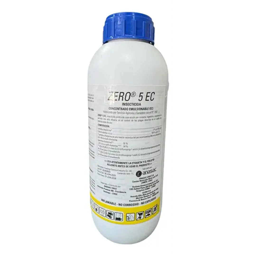 Insecticida Zero 5 Ec 1 Litro Para Masticadores Y Chupadores 1