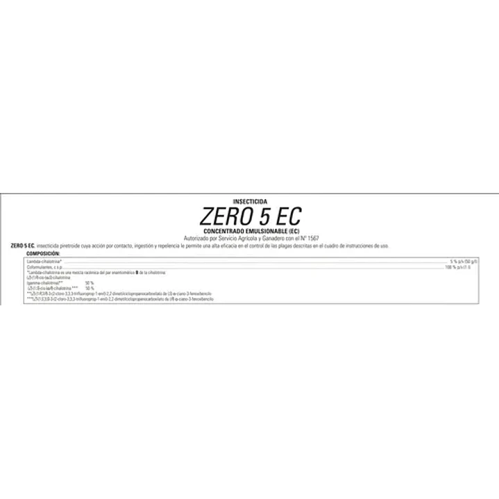 Insecticida Zero 5 Ec 1 Litro Para Masticadores Y Chupadores 3