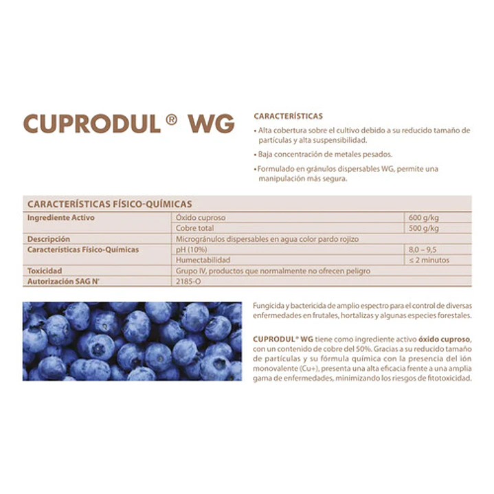 Fungicida Cuprodul WG 1kg 4
