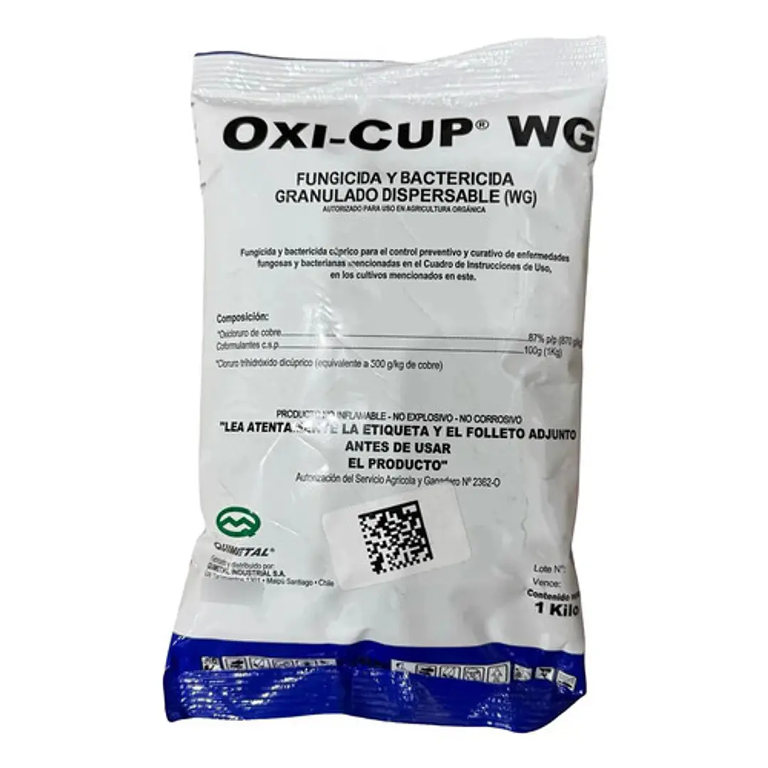 Oxi Cup Fungicida Oxicloruro De Cobre, Mildiu, Tizon 1 Kg 1