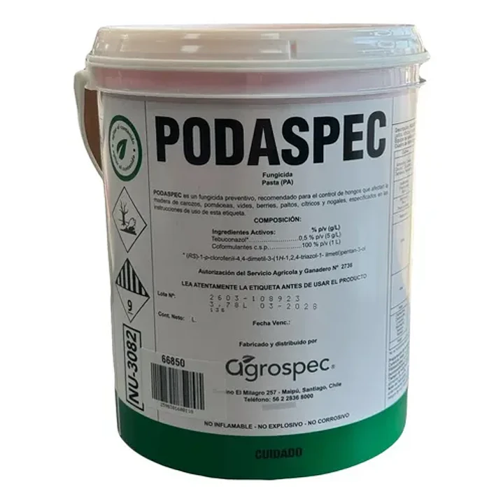 Pasta Fungicida Para Poda Curativa Podaspec 3,78 L 1