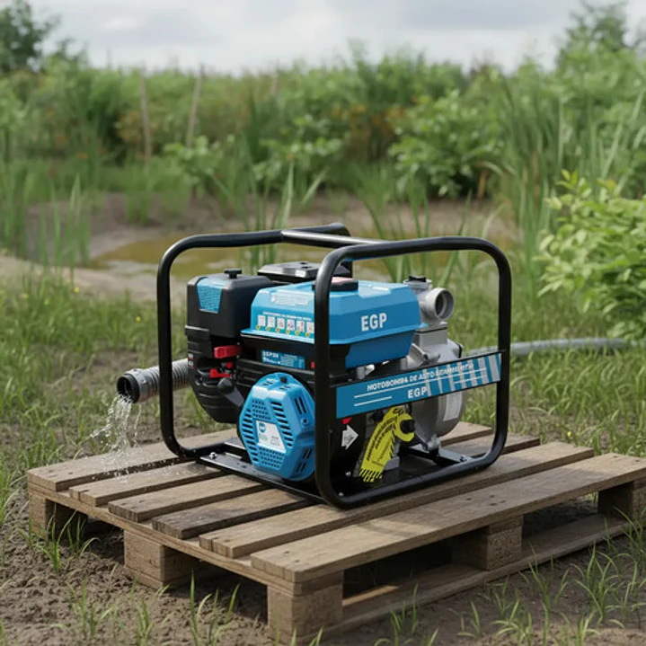 Motobomba 3 Modelo Egp30 6hp C/puesta En Marcha - Gasolina 3