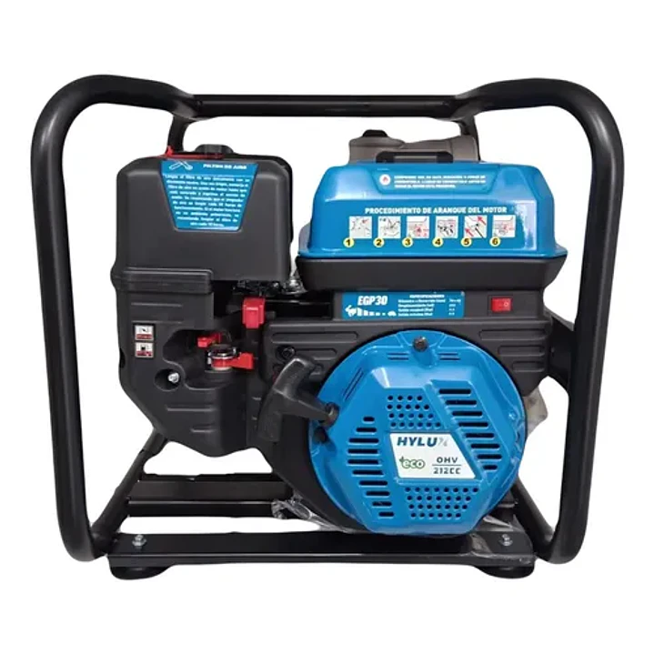 Motobomba 3 Modelo Egp30 6hp C/puesta En Marcha - Gasolina 8