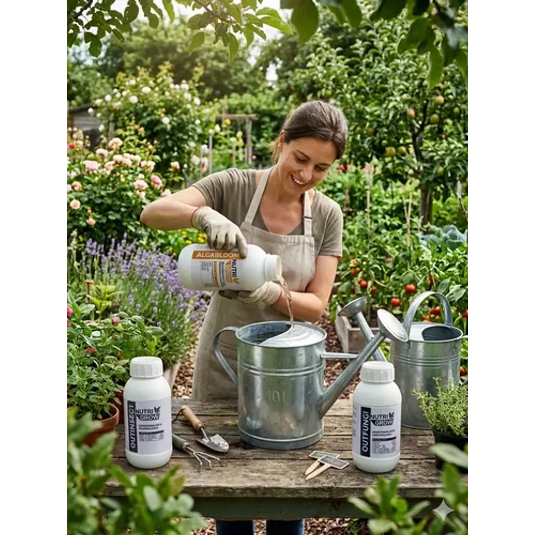 Tripack Nutrigrow Bioestimulantes Jardineria 1.5 Litros 4